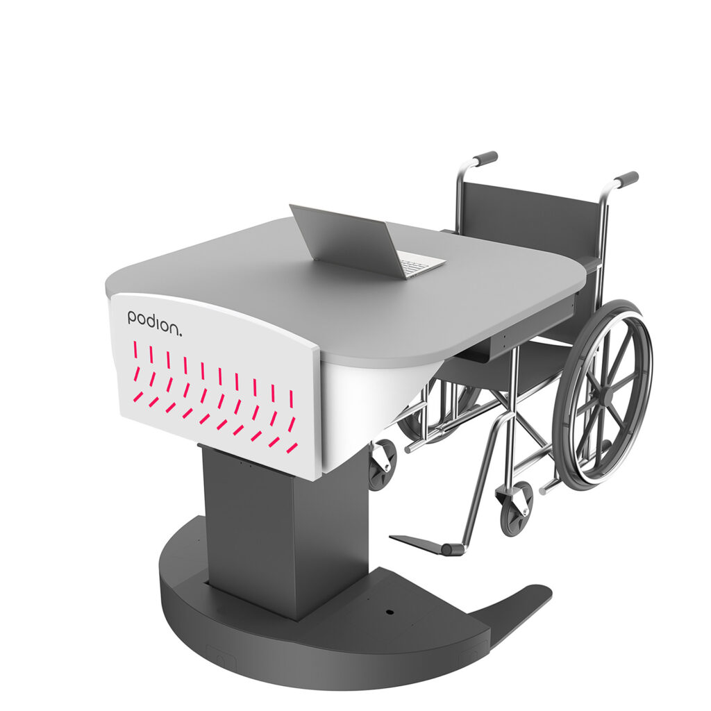 Wheelchair accessible lectern 1